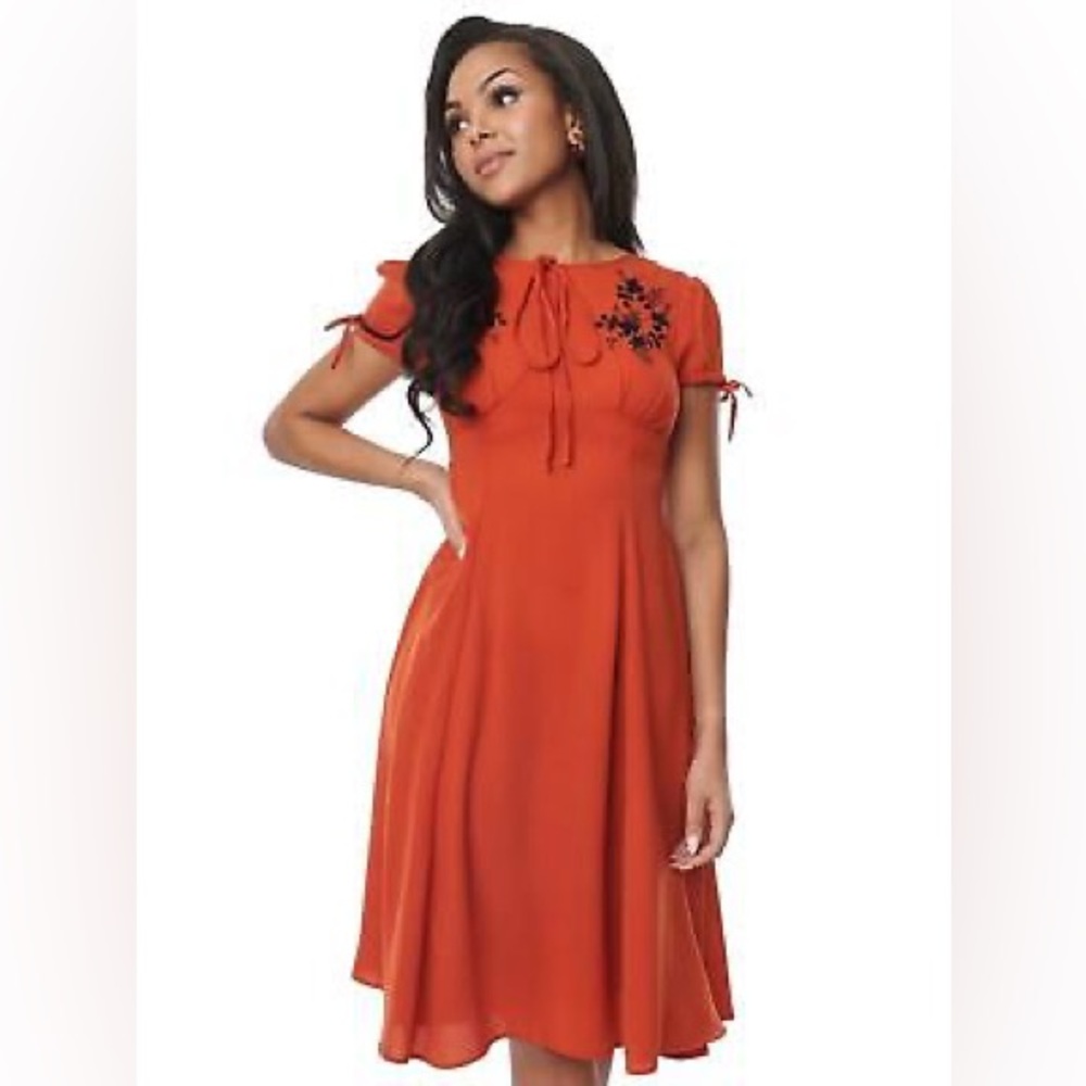 Unique vintage 1940s style dress